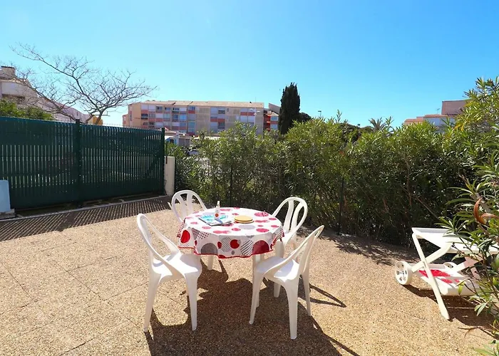 T2 Climatisé, Grande Terrasse, Piscine, Proche Plage, Idéal Famille - Fr-1-307-232 Le Grau-du-Roi
