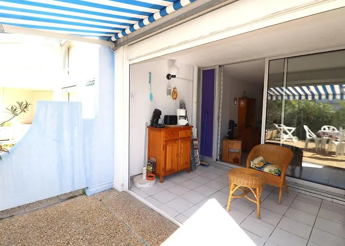 T2 Climatisé, Grande Terrasse, Piscine, Proche Plage, Idéal Famille - Fr-1-307-232 *