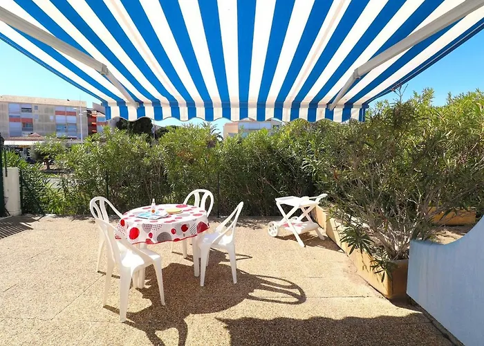 T2 Climatisé, Grande Terrasse, Piscine, Proche Plage, Idéal Famille - Fr-1-307-232 Appartement *